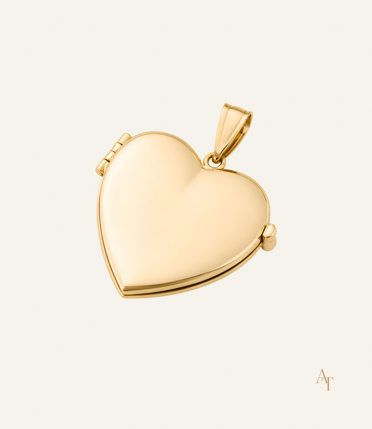 9Kt Yellow Gold Heart Locket