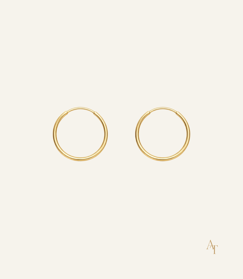 9KT Yellow Gold Classic Sleepers