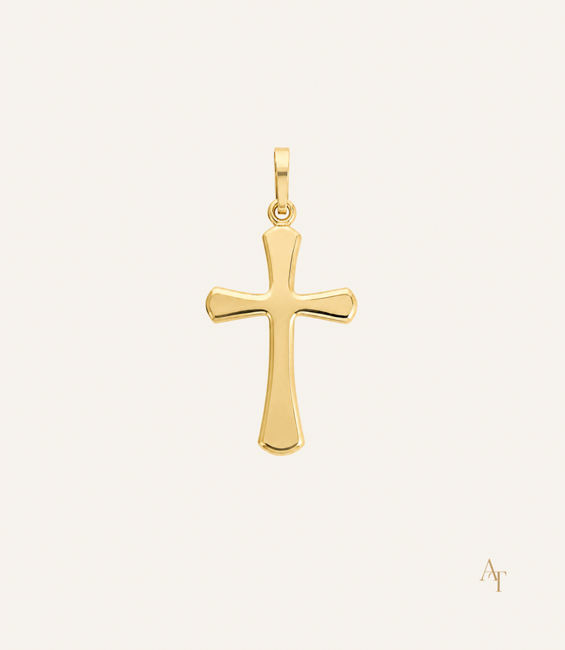 9Kt Yellow Gold Cross