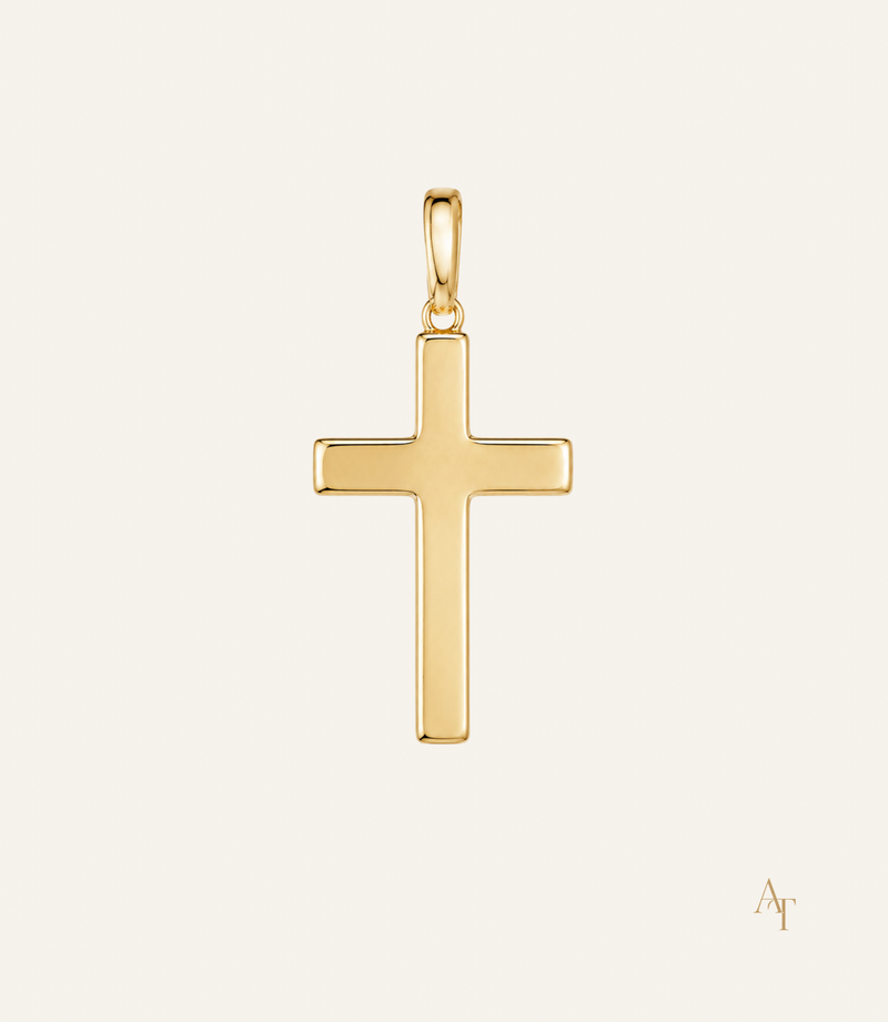 9Kt Yellow Gold Cross
